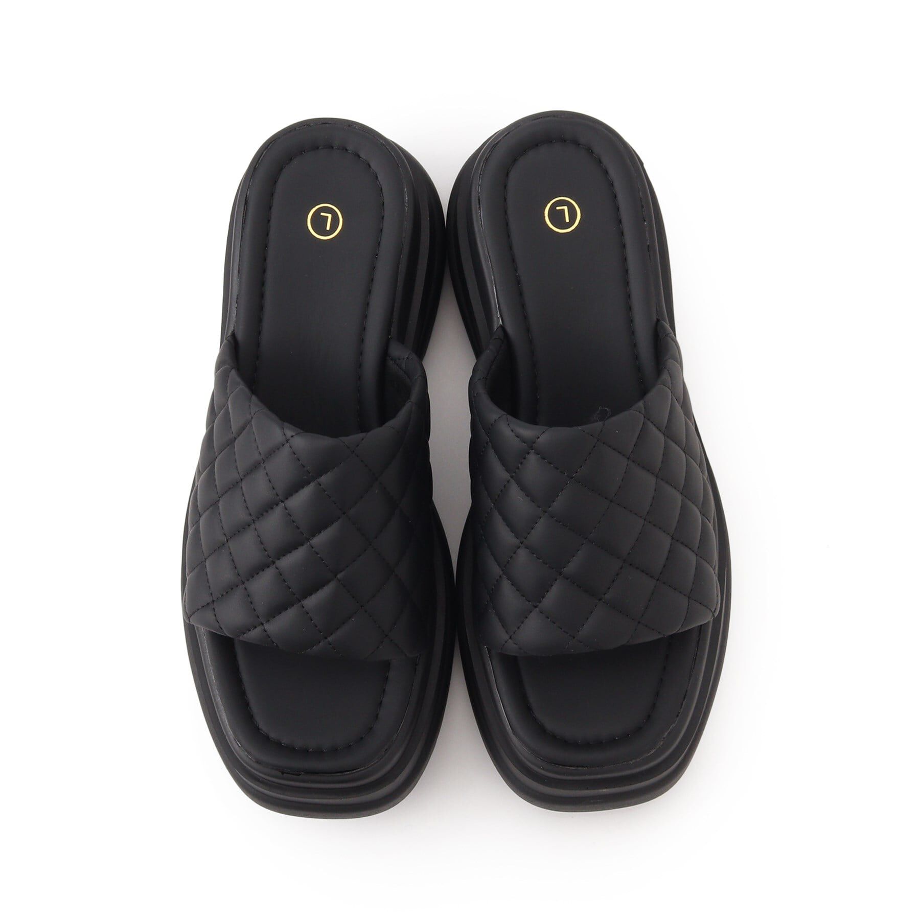 csT&P「厚底キルティングサンダル」|サンダル|