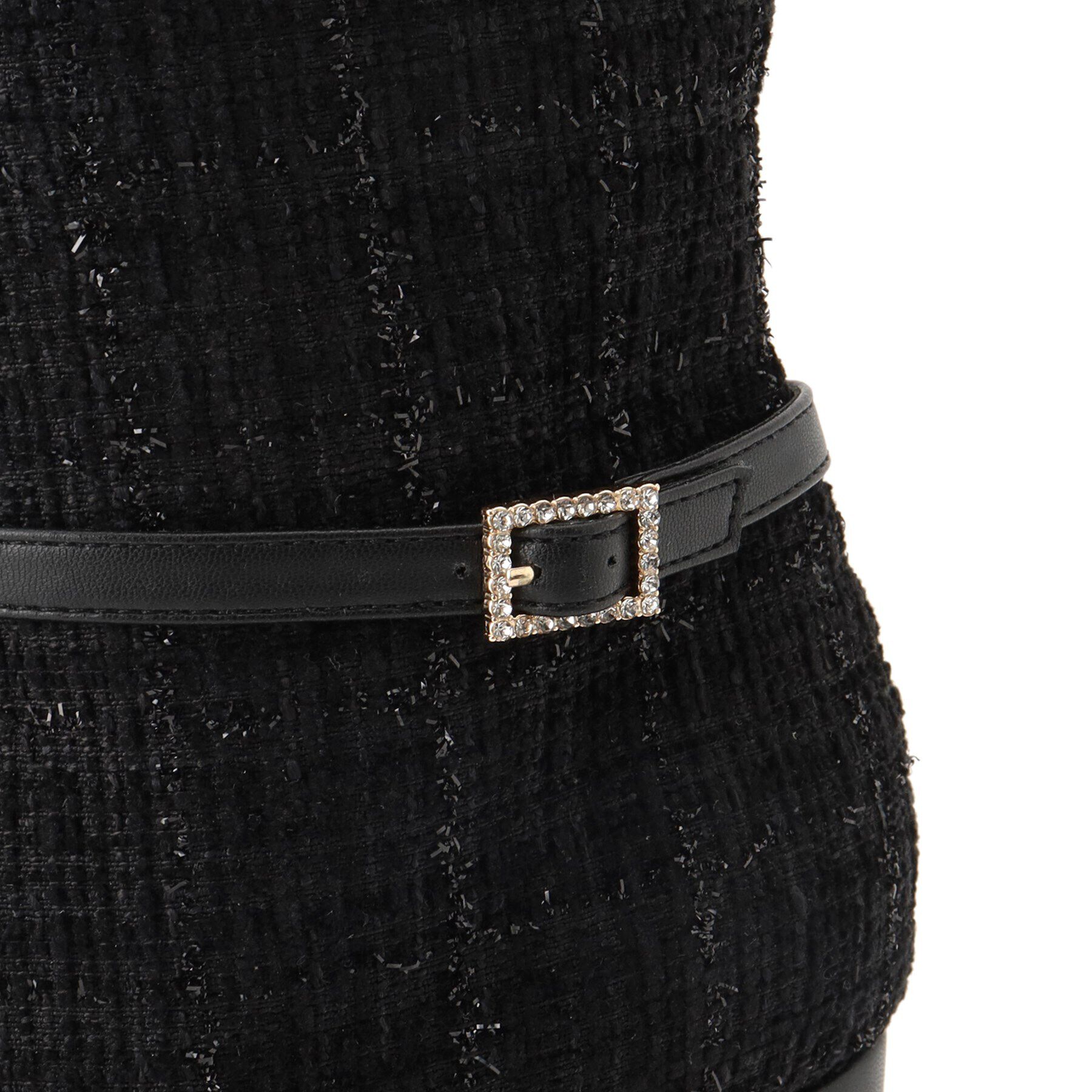 ESPERANZA「ツイードベルトショートブーツ」|ショートブーツ|