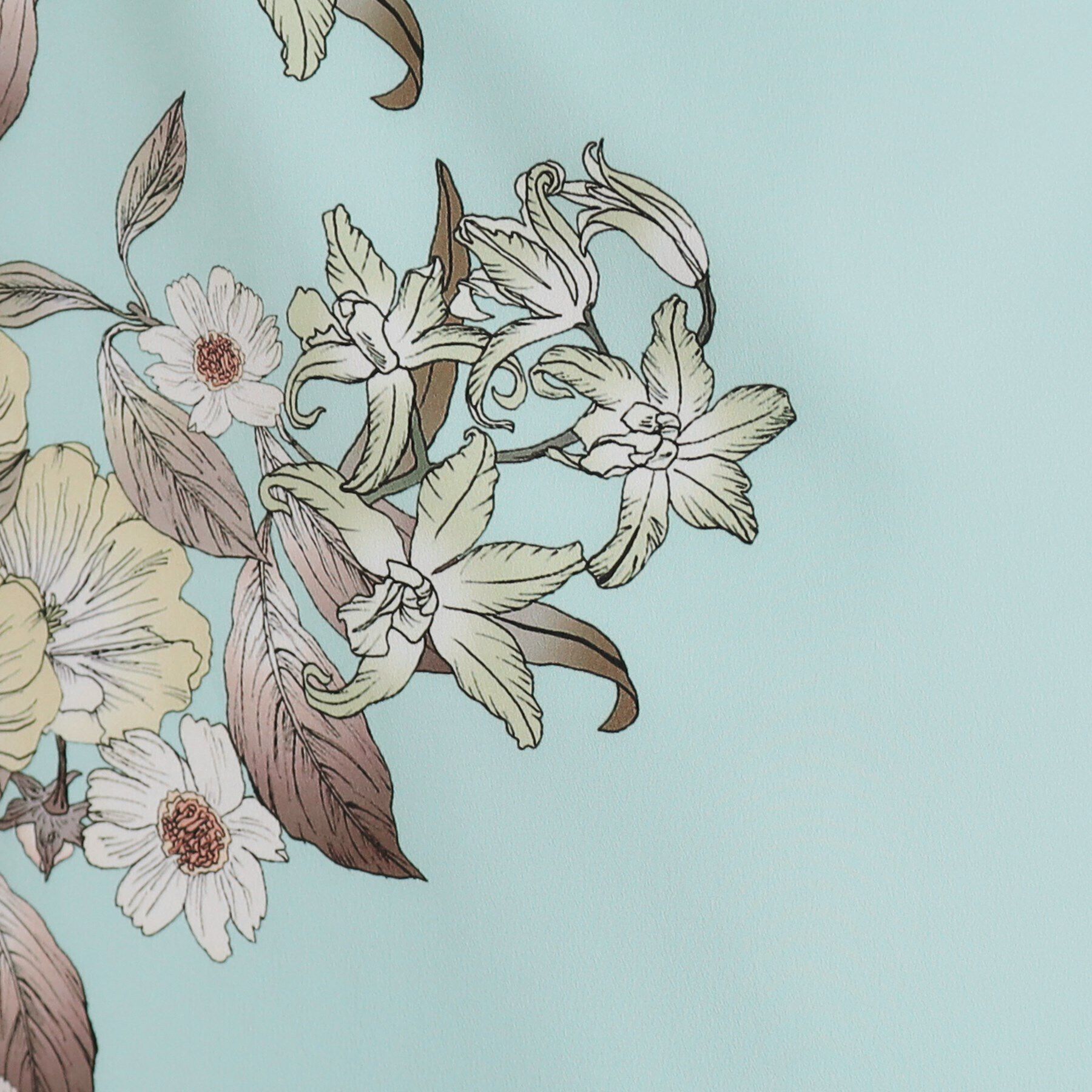 SunaUna「【＆yours project／パネル柄】フラワープリントワンピース」|ワンピース|