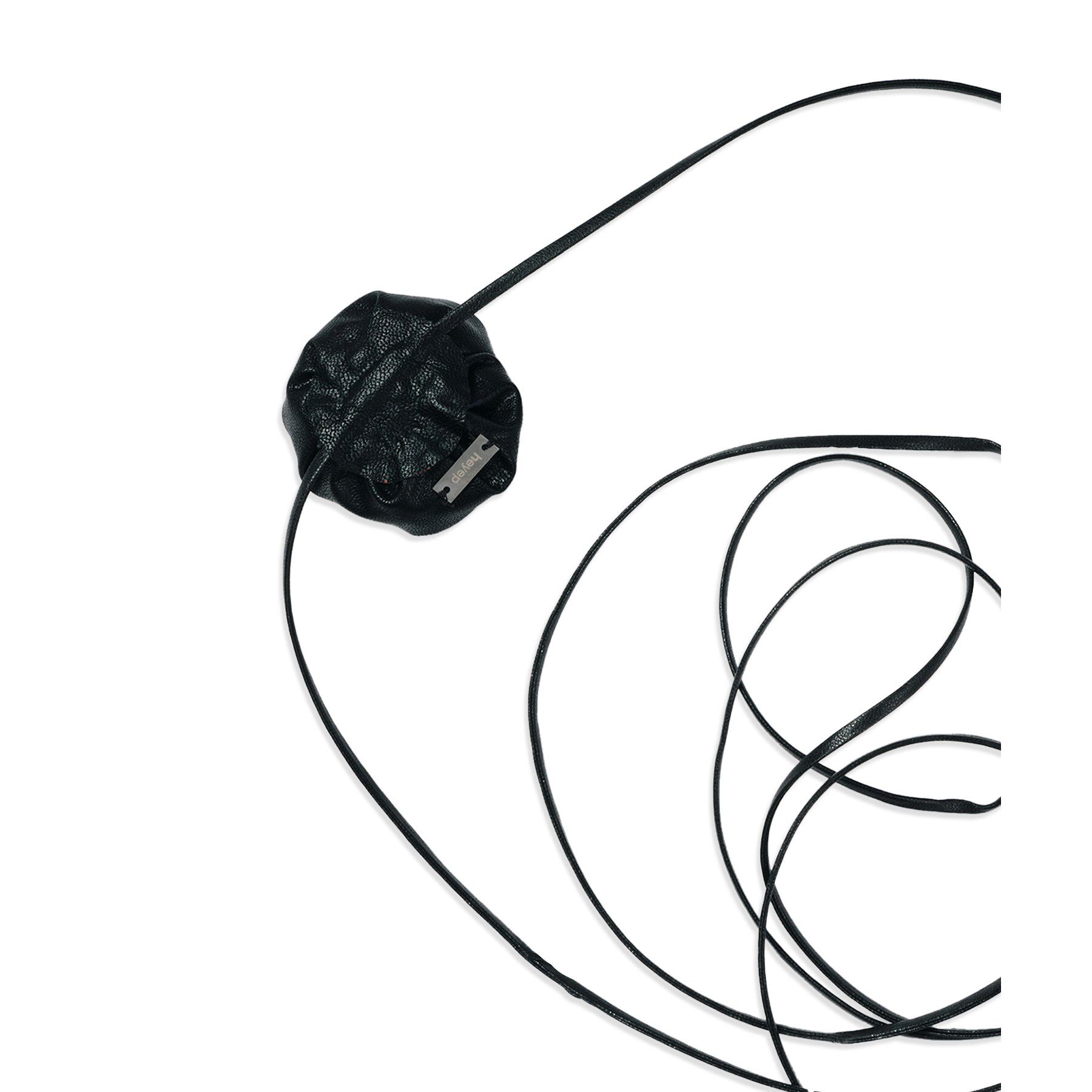 CODE A「heyep｜Faux Leather Rose Tie＆Choker」|ネックレス|