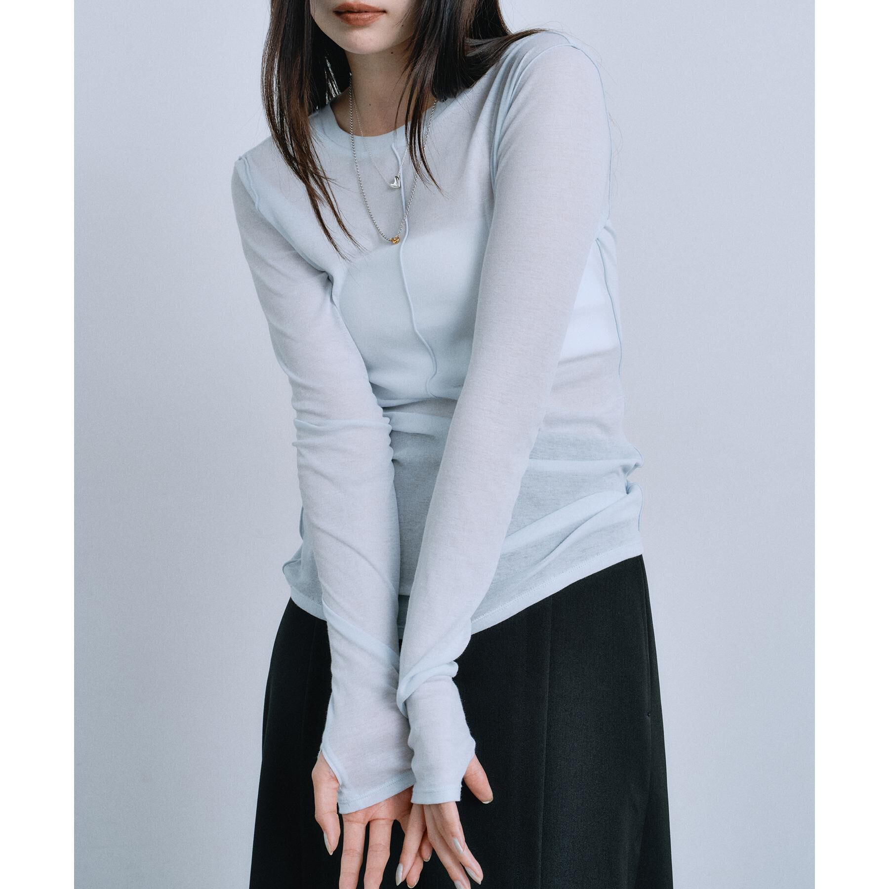 CODE A「sheer basic tee」|Tシャツ・カットソー|