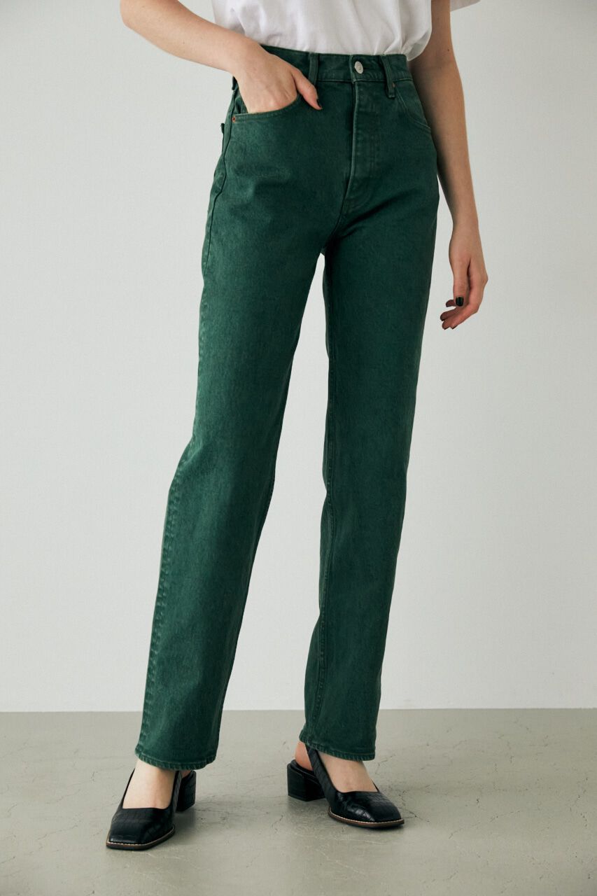 MOUSSY「PLAIN JEANS COLOR STRAIGHT」|デニム|