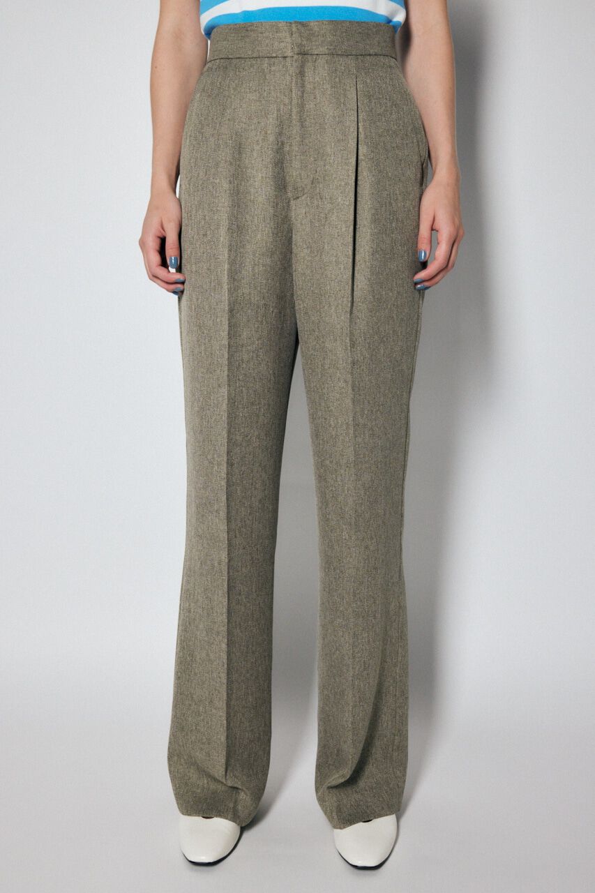 MOUSSY「STRAIGHT TUCK パンツ」|その他|BEG