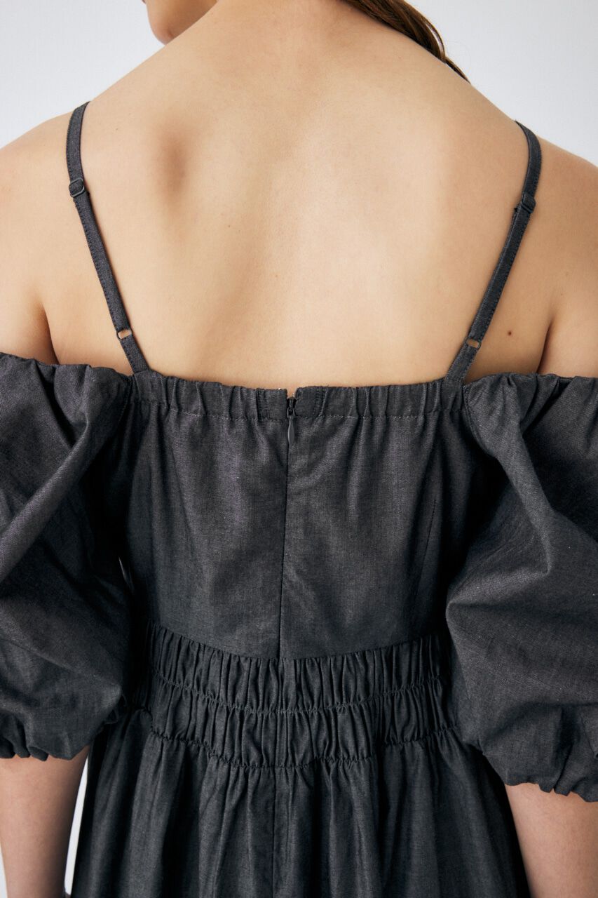 MOUSSY「2WAY BALLOON SLEEVE ドレス」|ワンピース|