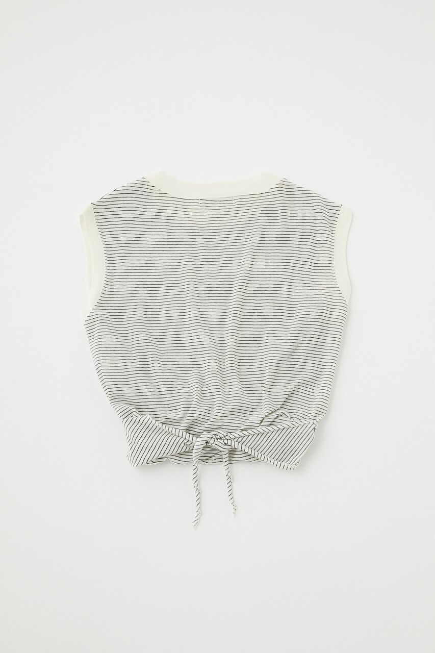 MOUSSY「BACK TIE SLEEVELESS トップス」|タンクトップ|