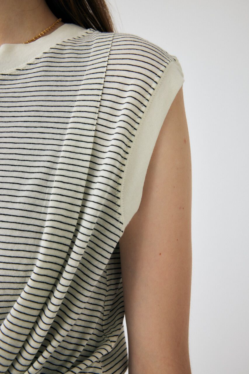 MOUSSY「BACK TIE SLEEVELESS トップス」|タンクトップ|