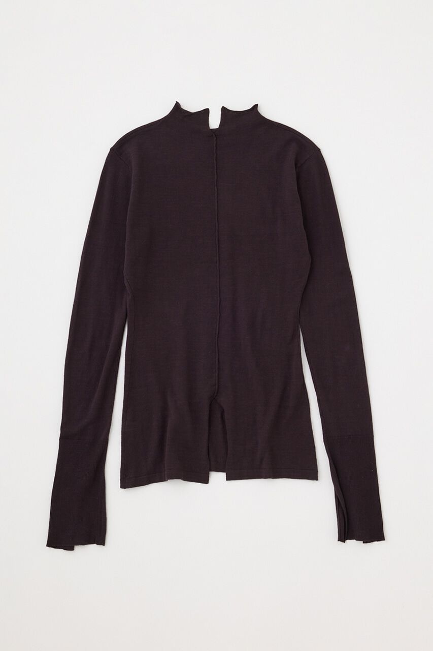 MOUSSY「バック スリット THIN ニット」|ニット・セーター|
