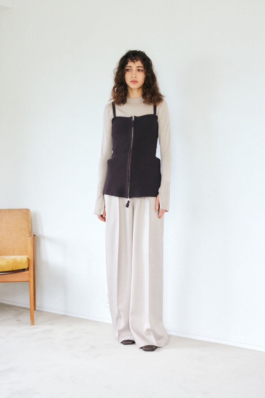 MOUSSY「バック スリット THIN ニット」|ニット・セーター|