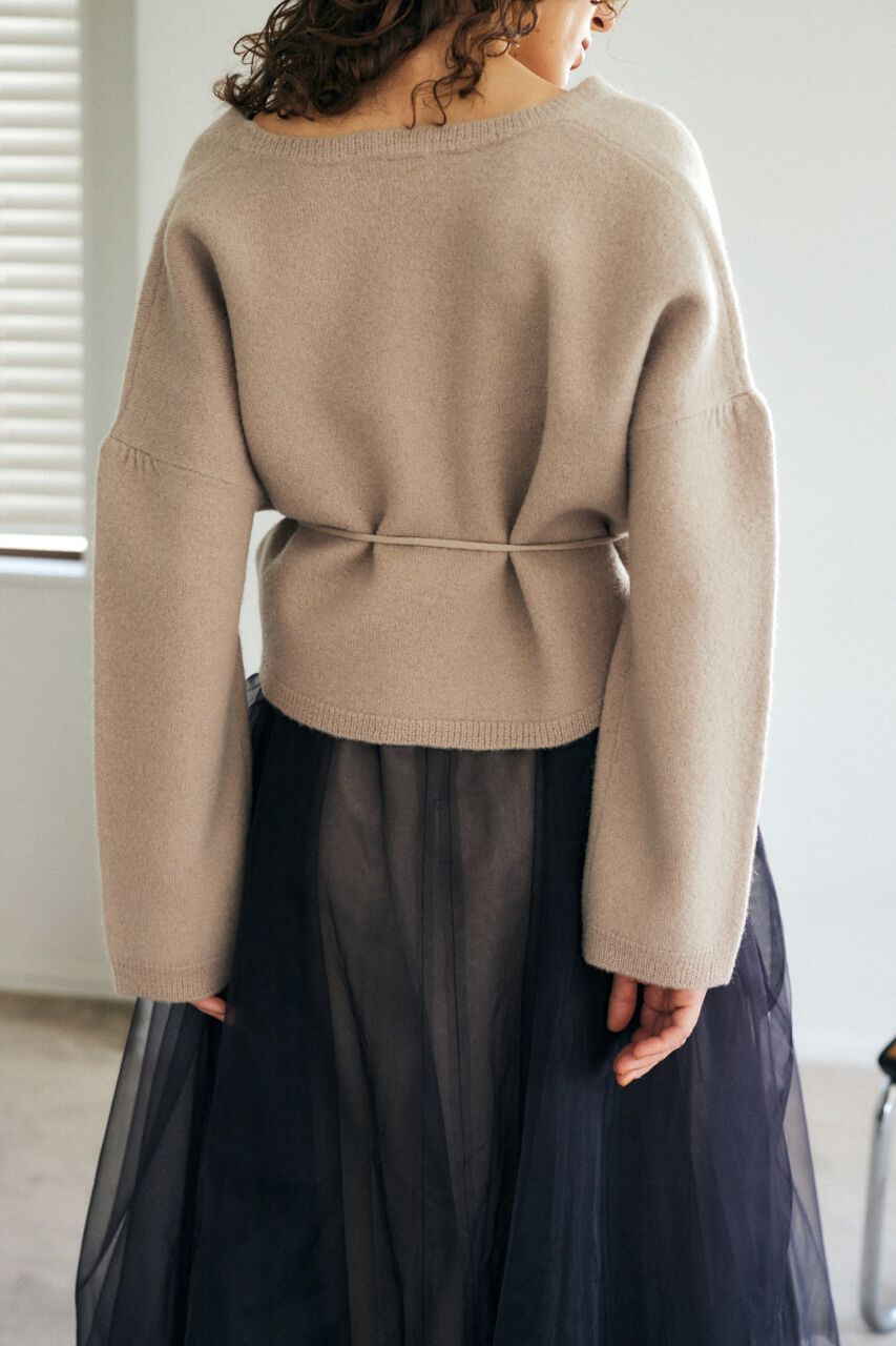 MOUSSY「WAIST TIE カーディガン」|カーディガン|