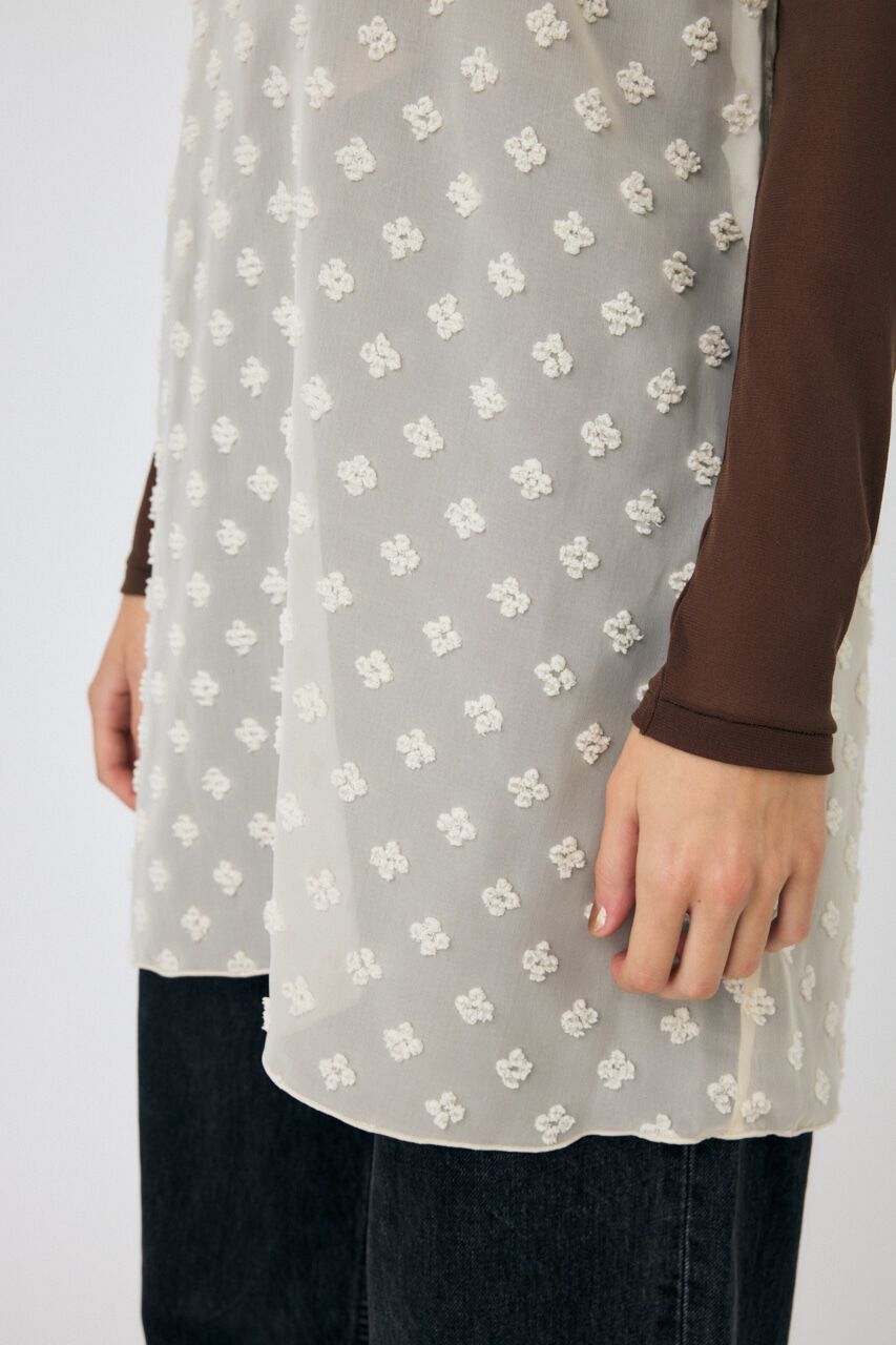 MOUSSY「FLOWER MOTIF シアーミニドレス」|ワンピース|