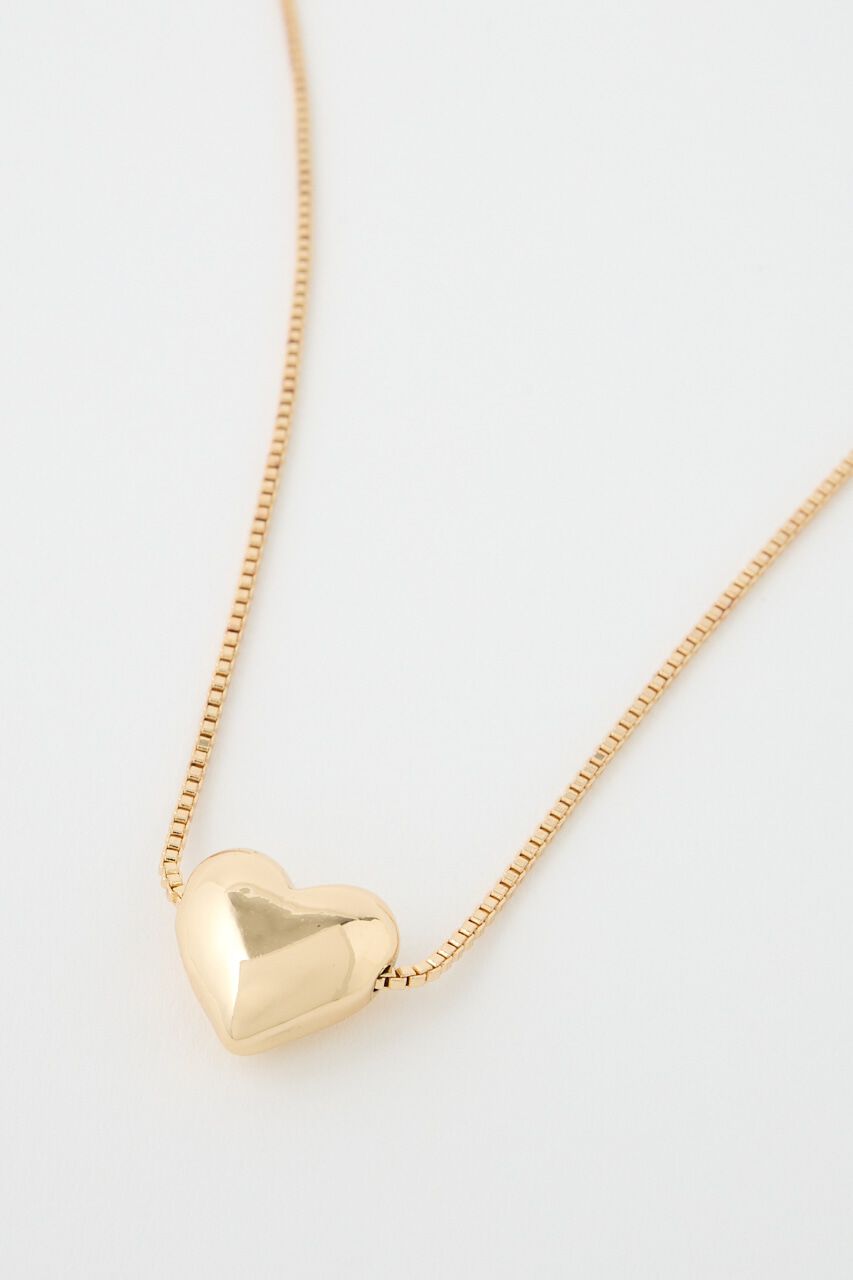 MOUSSY「CHUBBY HEART ラリエット」|ネックレス|