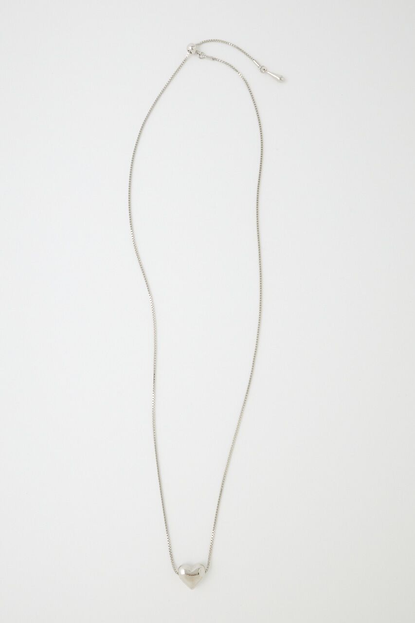 MOUSSY「CHUBBY HEART ラリエット」|ネックレス|