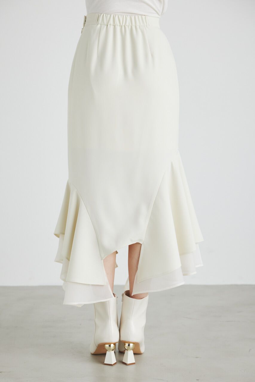 rienda「アシンメトリーレイヤードJ/WマーメイドSK」|スカート|