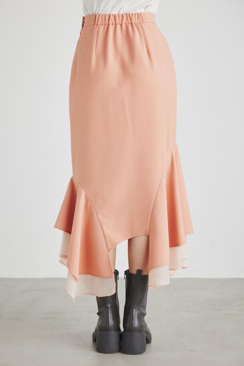 rienda「アシンメトリーレイヤードJ/WマーメイドSK」|スカート|