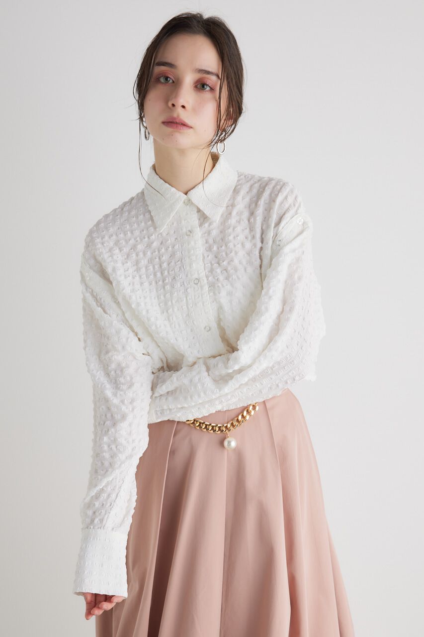 rienda「Many way bind ボレロ BLS」|シャツ・ブラウス|WHT