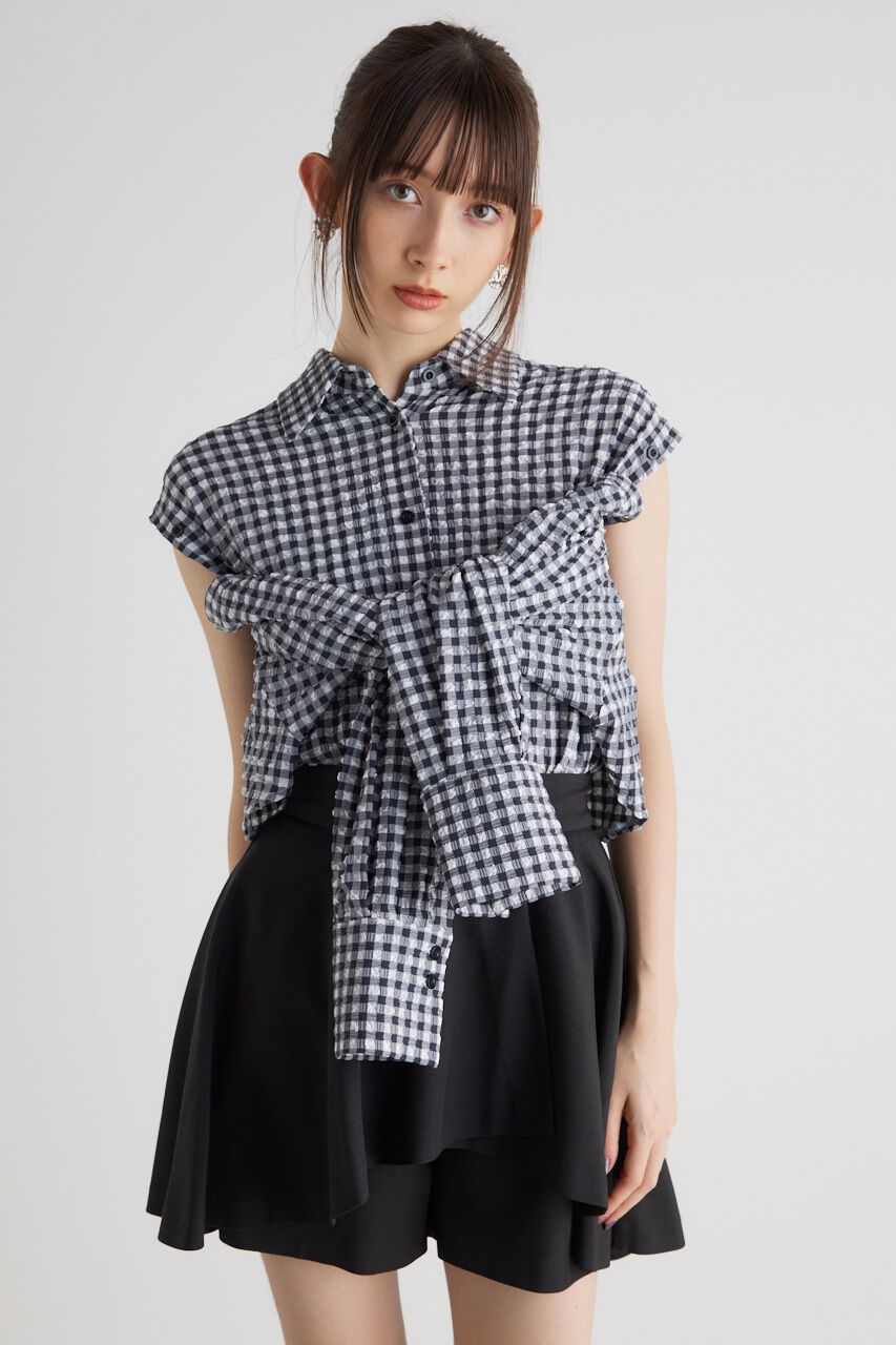 rienda「Many way bind ボレロ BLS」|シャツ・ブラウス|BLK