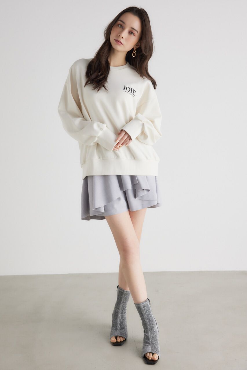 rienda「メッセージロゴスウェットTOP」|Tシャツ・カットソー|