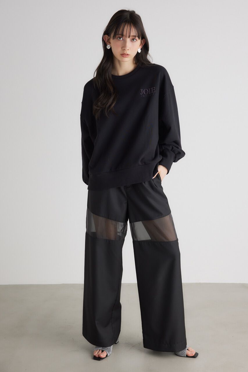 rienda「メッセージロゴスウェットTOP」|Tシャツ・カットソー|