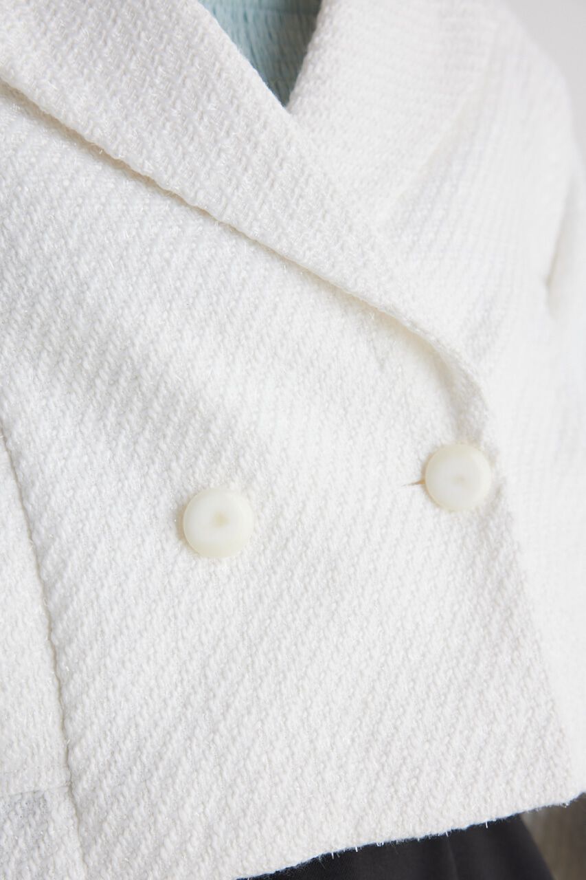 rienda「2wayショルダーツイードショート JK」|ダウンベスト・ベスト|