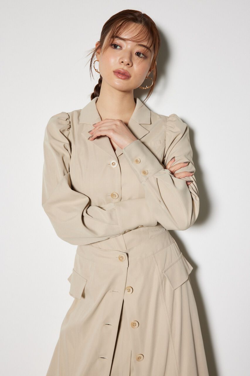 rienda「ラップパターンロングタイトワンピース」|ワンピース|