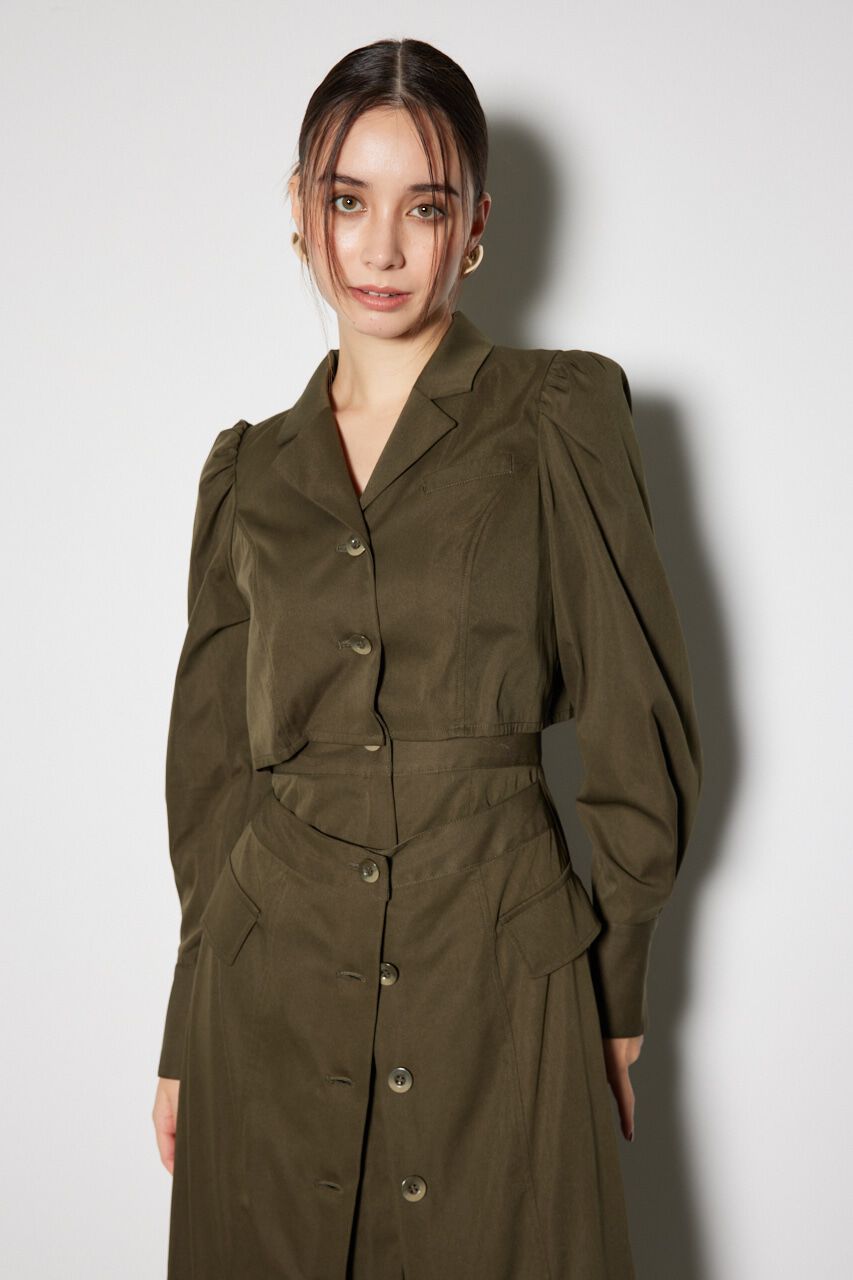 rienda「ラップパターンロングタイトワンピース」|ワンピース|