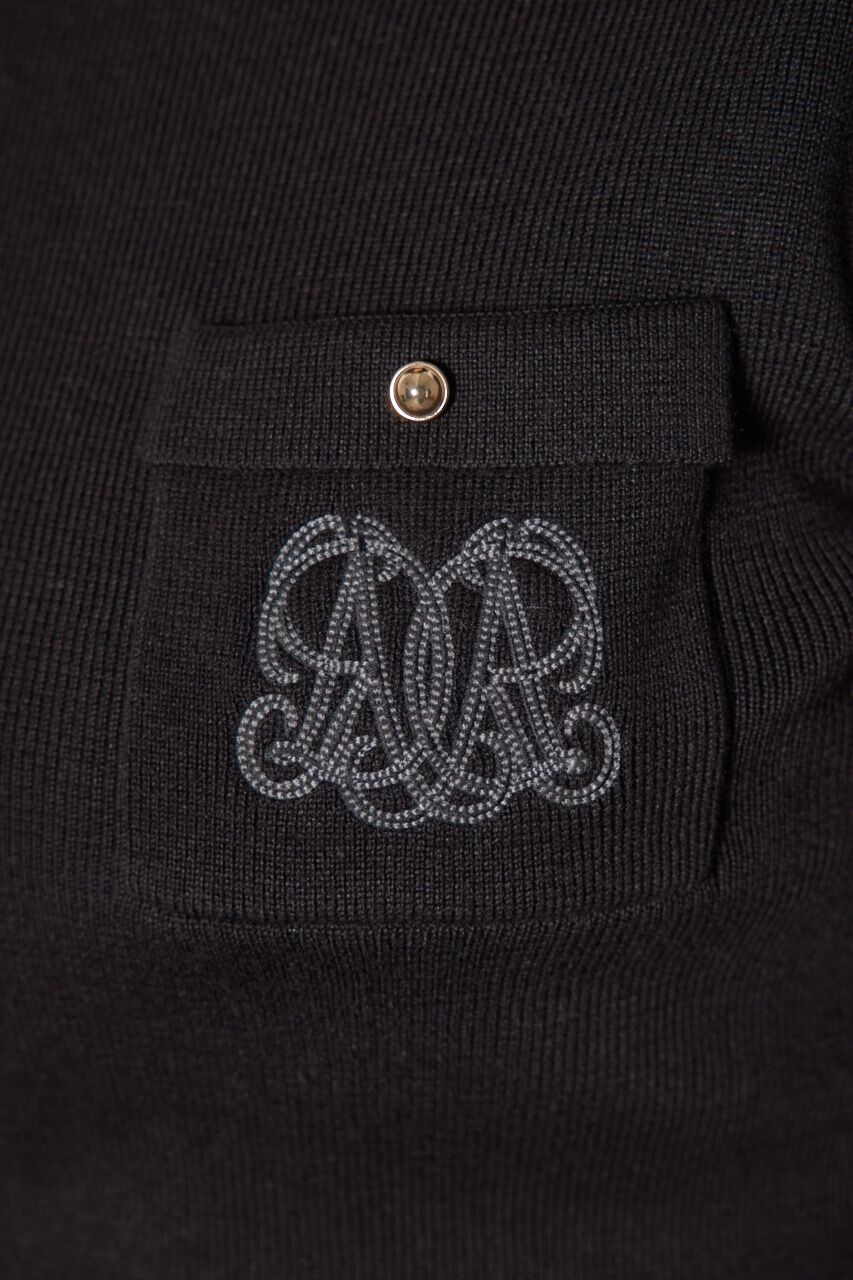 rienda「ポケット刺繍ニットトップス」|ニット・セーター|