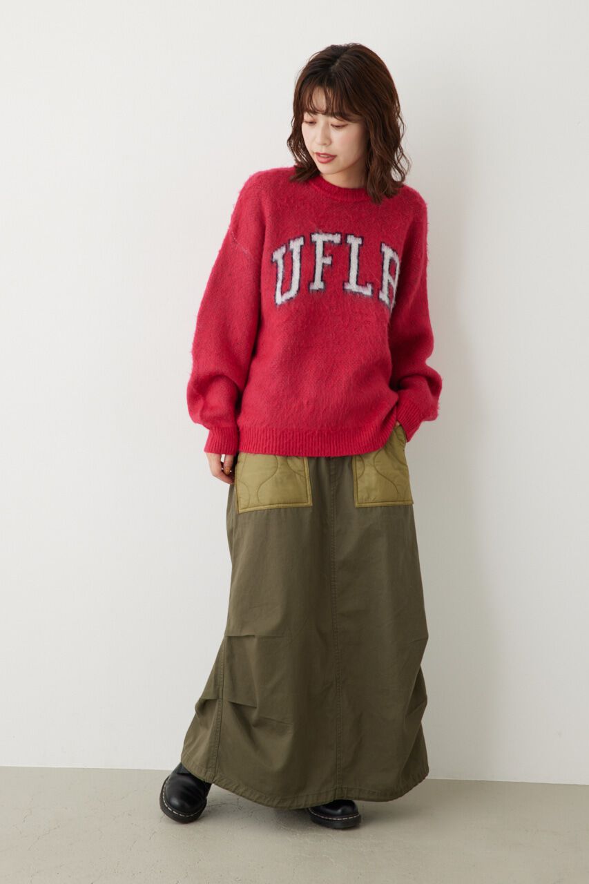 RODEO CROWNS「シャギーカレッジニットトップス」|ニット・セーター|