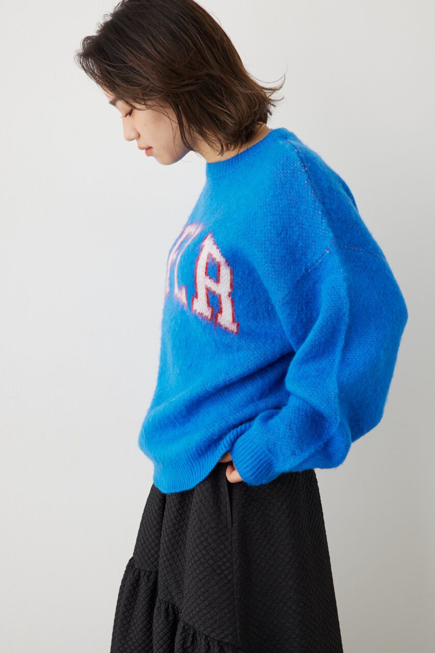 RODEO CROWNS「シャギーカレッジニットトップス」|ニット・セーター|