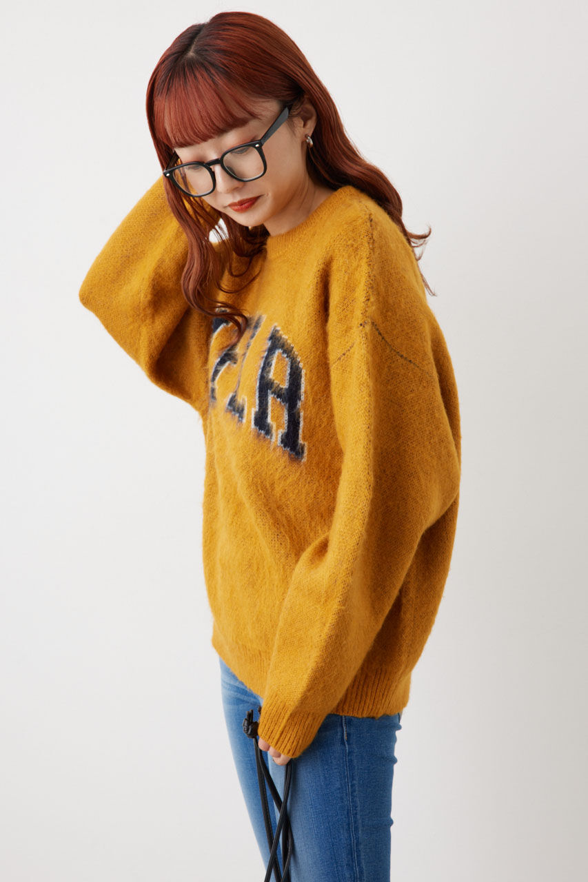 RODEO CROWNS「シャギーカレッジニットトップス」|ニット・セーター|