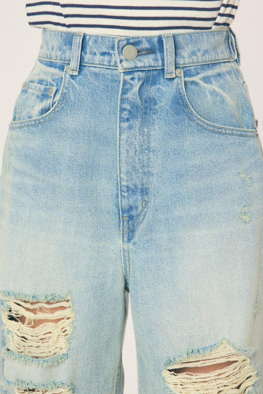 RODEO CROWNS「Hard Crash loose ワイドデニム」|デニム|