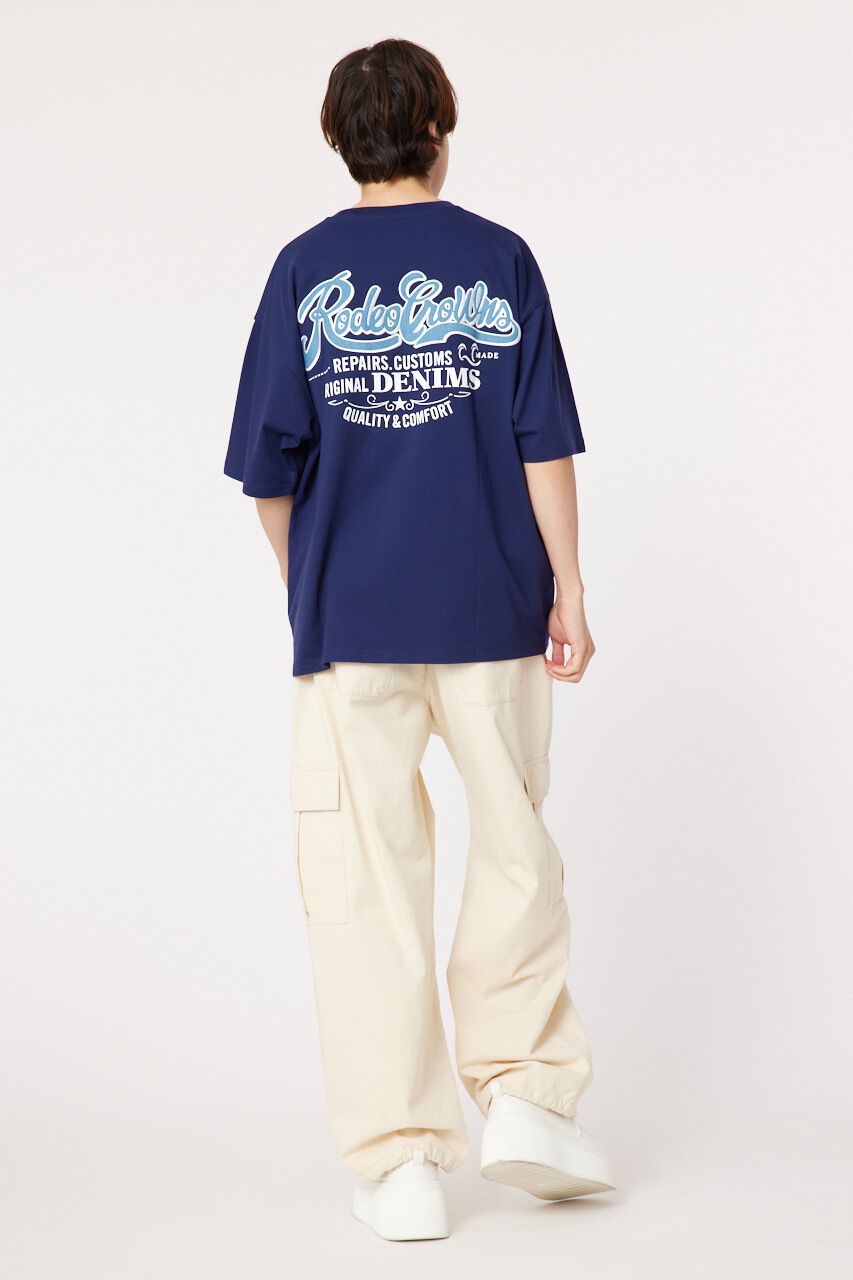 RODEO CROWNS「メンズ デニムパッチTシャツ」|Tシャツ・カットソー|