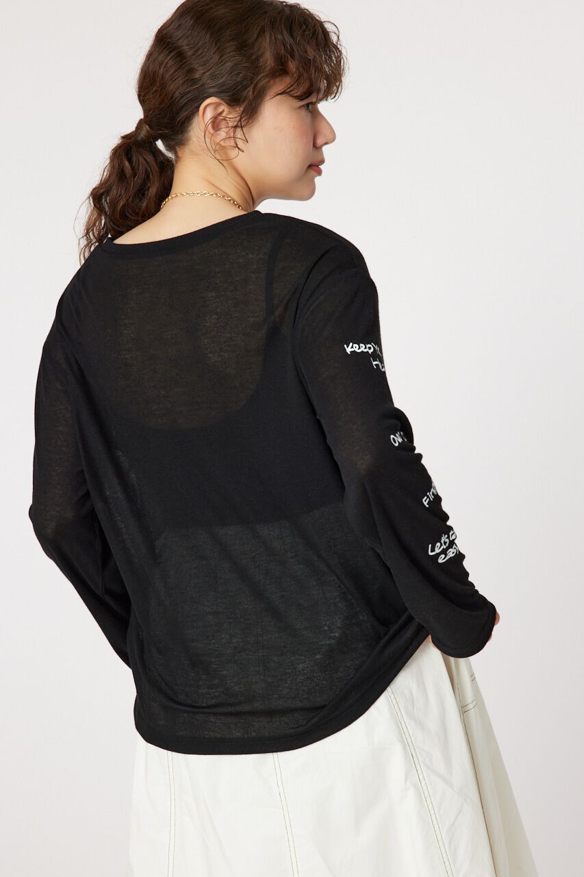 RODEO CROWNS「JUBILANTシアーL/S Tシャツ」|Tシャツ・カットソー|