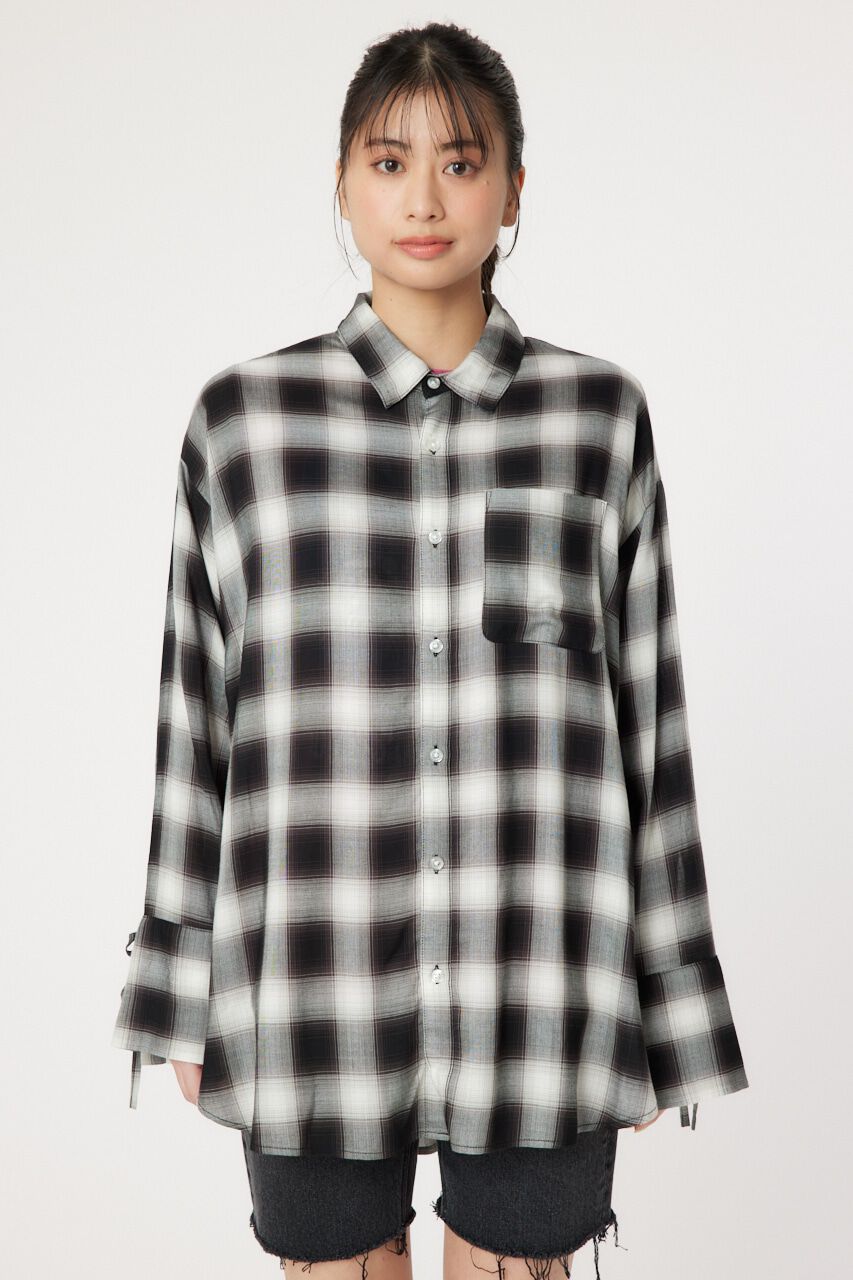 RODEO CROWNS「シアーオンブレチェックシャツ」|シャツ・ブラウス|