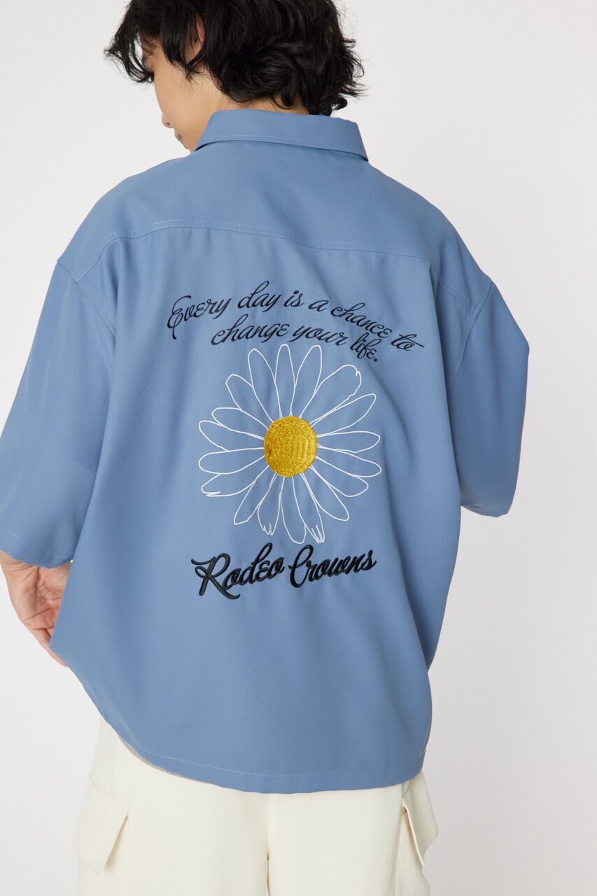 RODEO CROWNS「バックデイジーシャツ」|シャツ・ブラウス|BLU