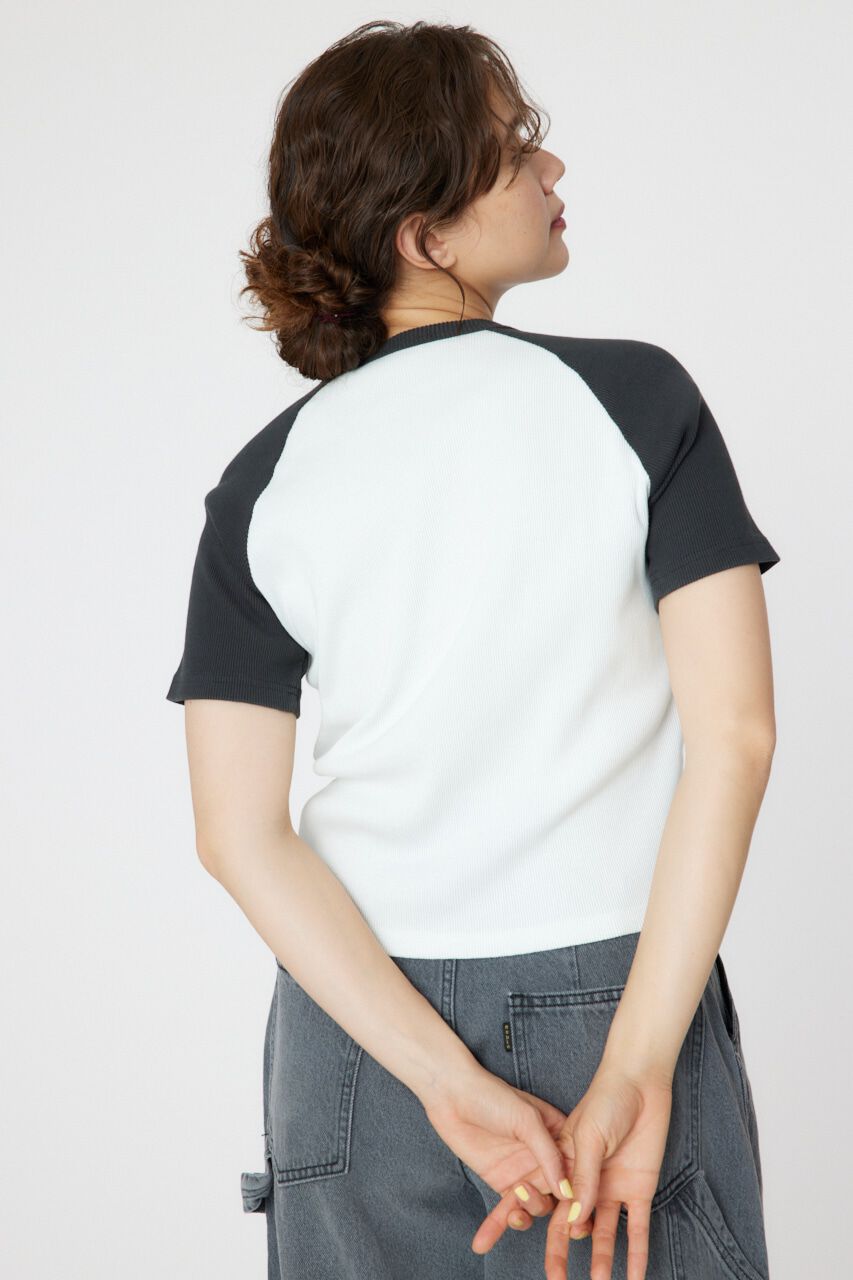 RODEO CROWNS「Riderラグランリブ Tシャツ」|Tシャツ・カットソー|