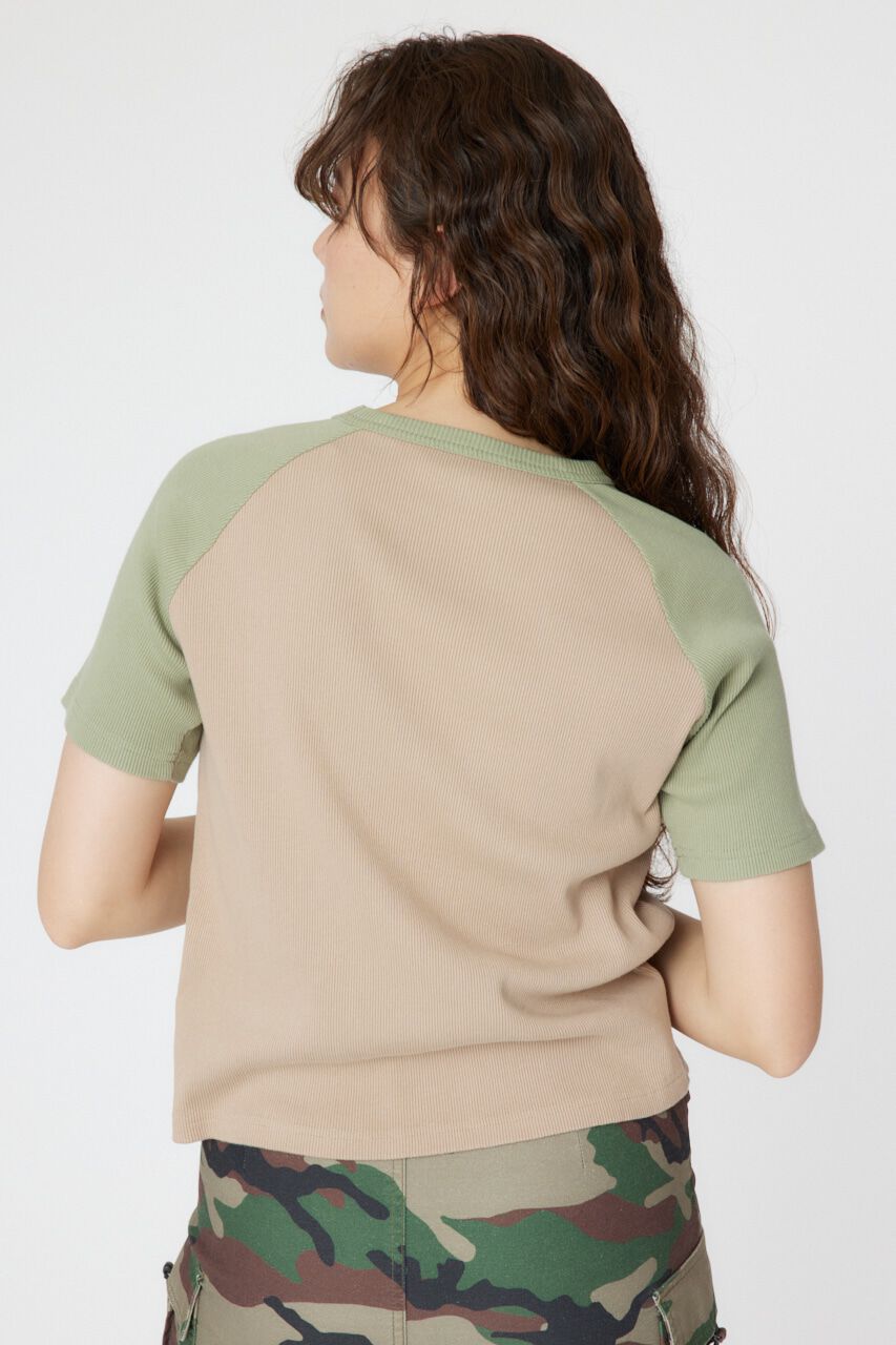 RODEO CROWNS「Riderラグランリブ Tシャツ」|Tシャツ・カットソー|