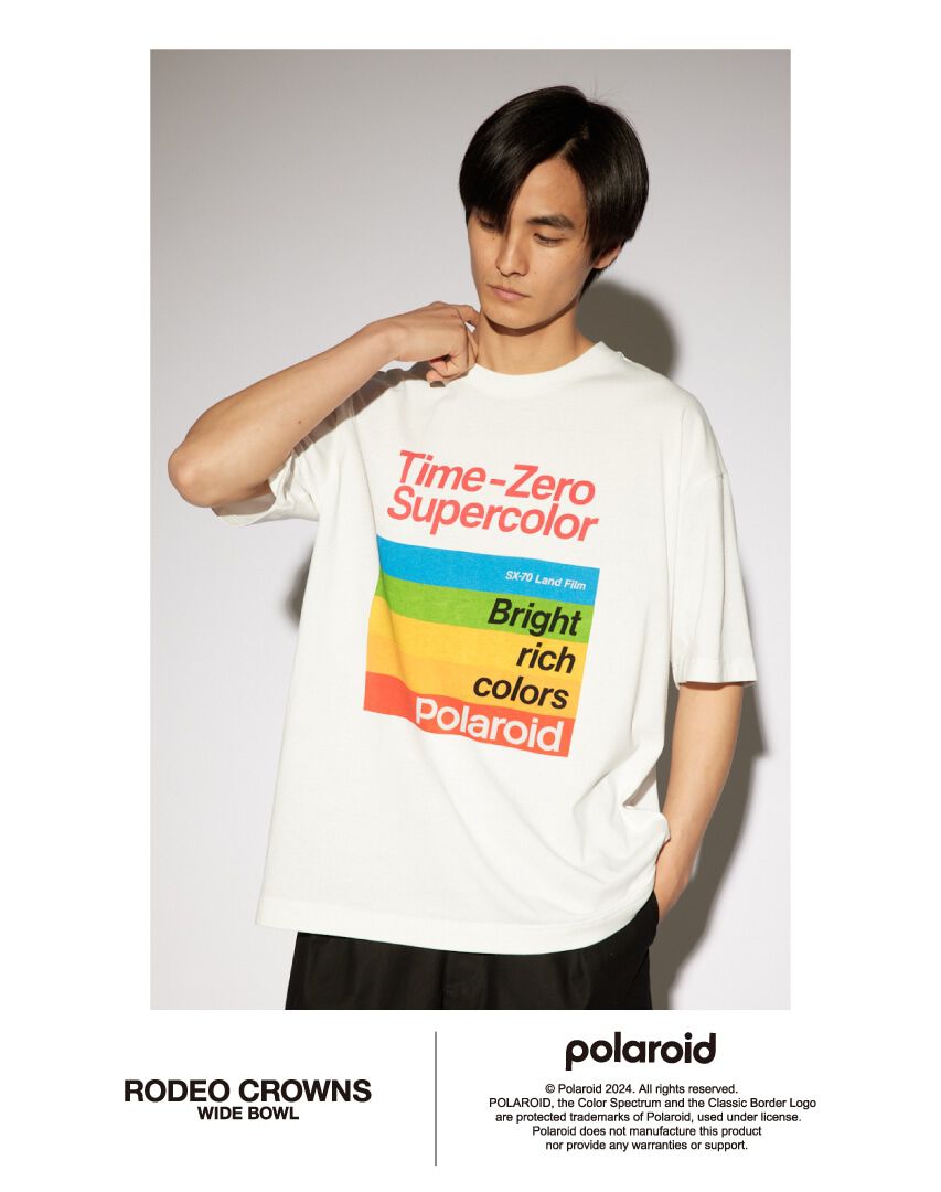 RODEO CROWNS「Polaroid ボックスロゴTシャツ」|Tシャツ・カットソー|WHT