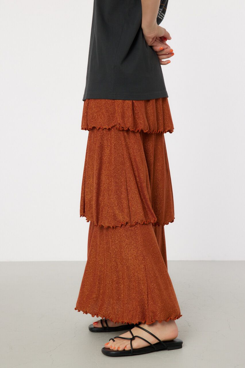 RODEO CROWNS「ラメカットティアードスカート」|スカート|
