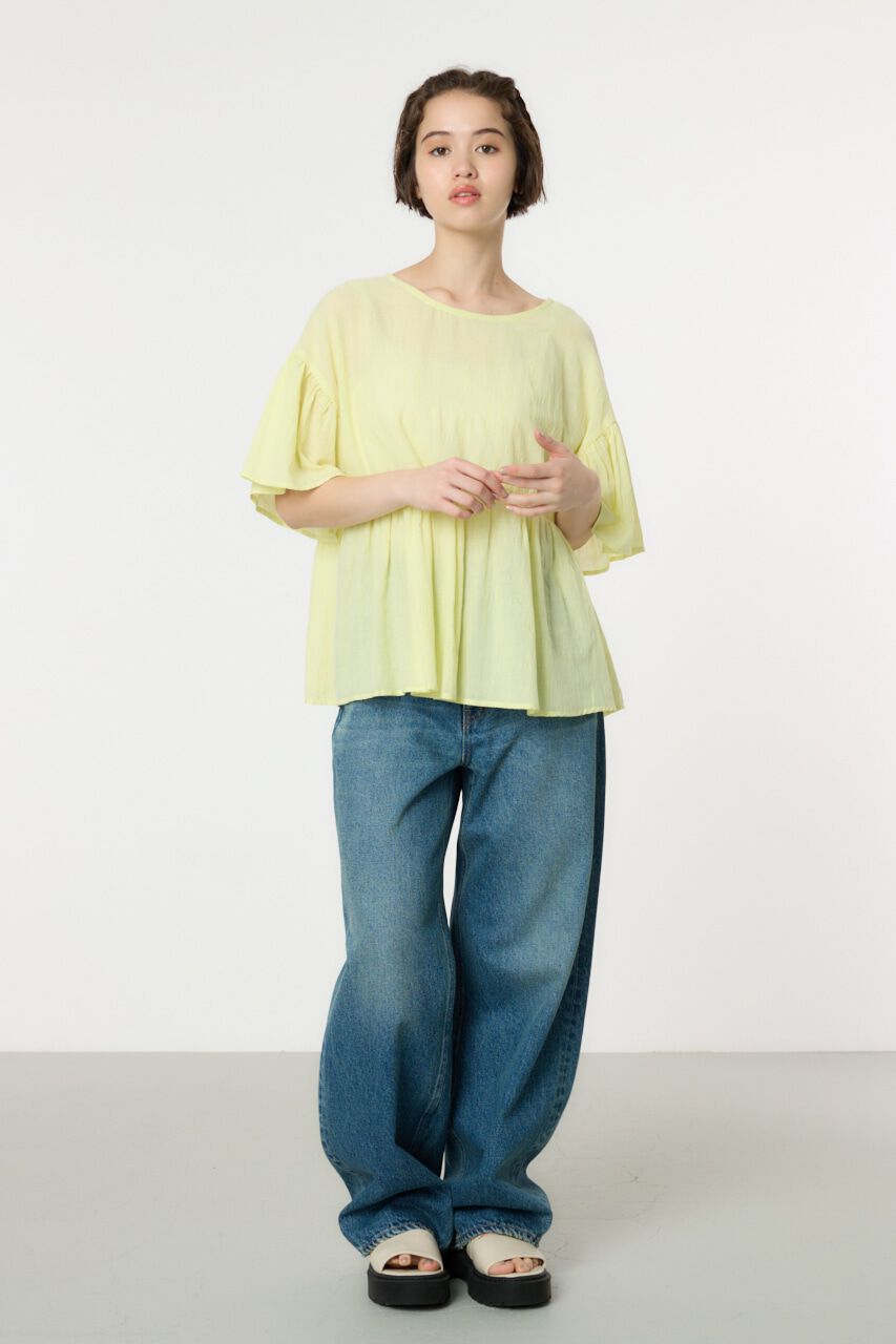 RODEO CROWNS「オールドウォッシュワイドルーズデニム」|デニム|