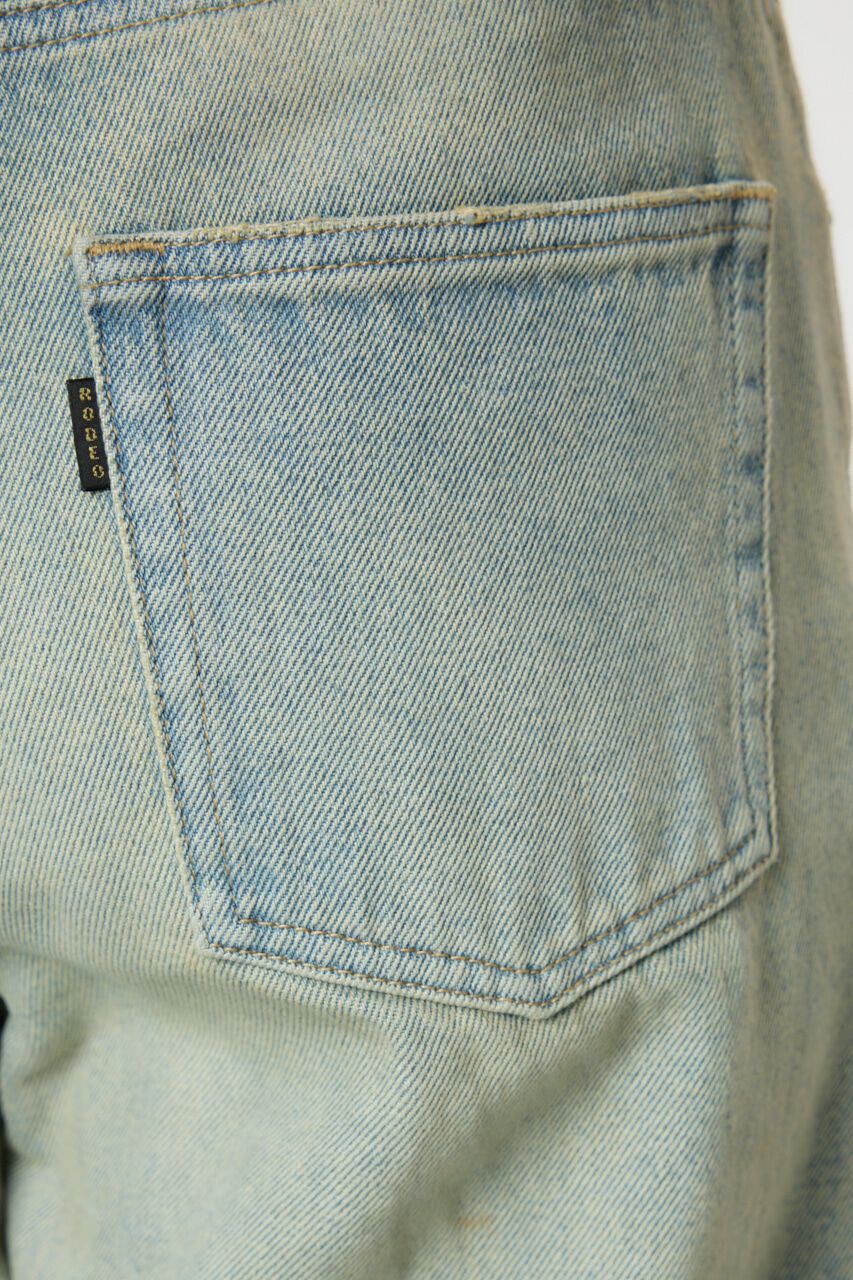 RODEO CROWNS「オールドウォッシュワイドルーズデニム」|デニム|