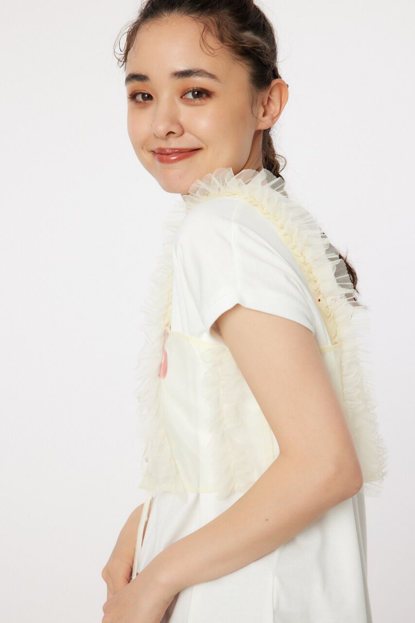 RODEO CROWNS「frill チュールビスチェ」|タンクトップ|