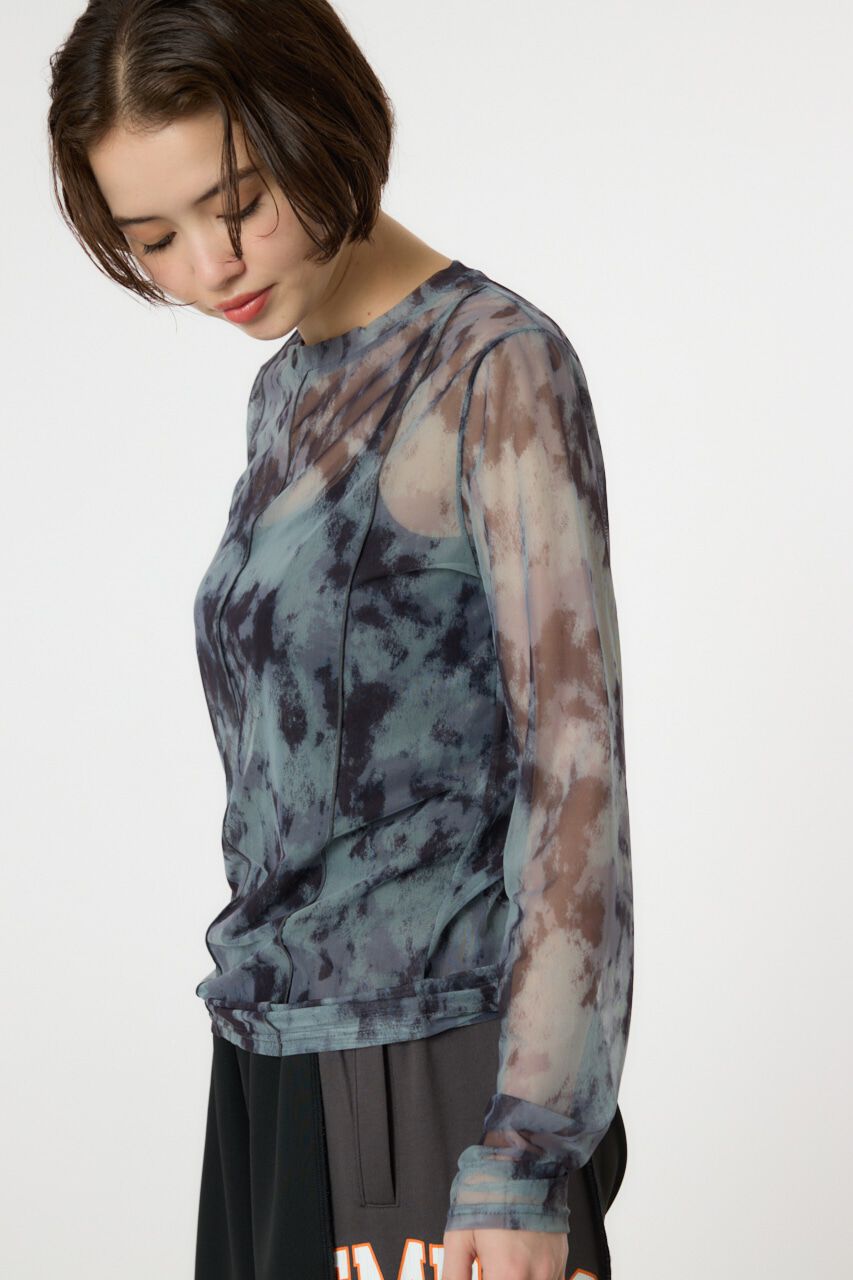 RODEO CROWNS「ニュアンスパターンシアートップス」|シャツ・ブラウス|