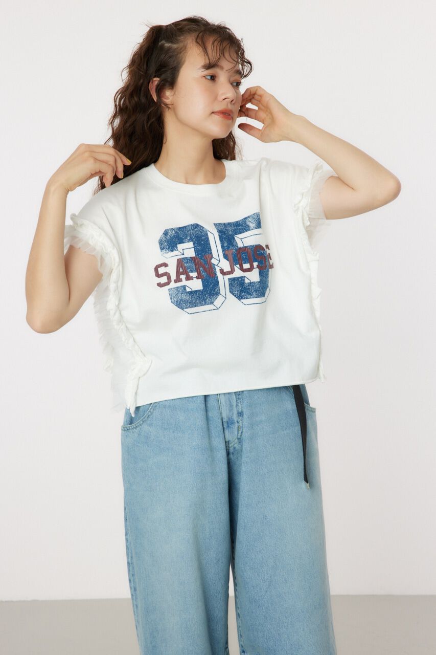 RODEO CROWNS「フリルナンバートップス」|Tシャツ・カットソー|
