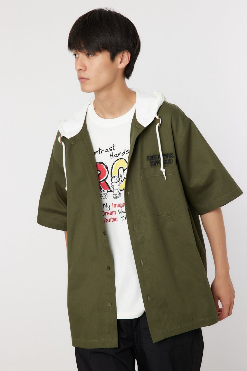 RODEO CROWNS「Jersey hooded shirt」|シャツ・ブラウス|KHA