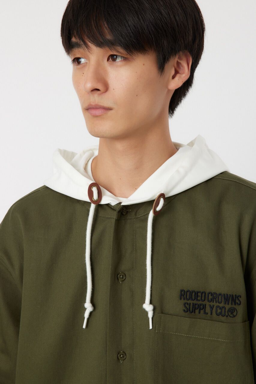 RODEO CROWNS「Jersey hooded shirt」|シャツ・ブラウス|