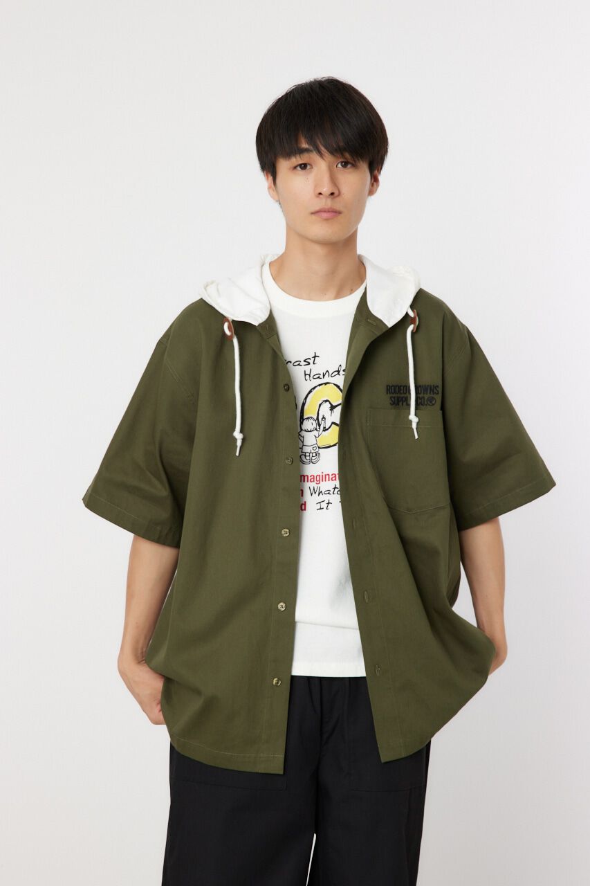 RODEO CROWNS「Jersey hooded shirt」|シャツ・ブラウス|