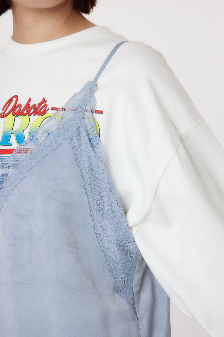 RODEO CROWNS「サテンレースキャミワンピース」|ワンピース|