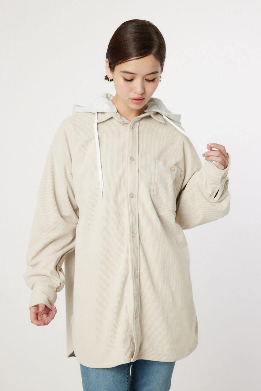 RODEO CROWNS「LOGOコーデュロイフードシャツ」|シャツ・ブラウス|IVOY3