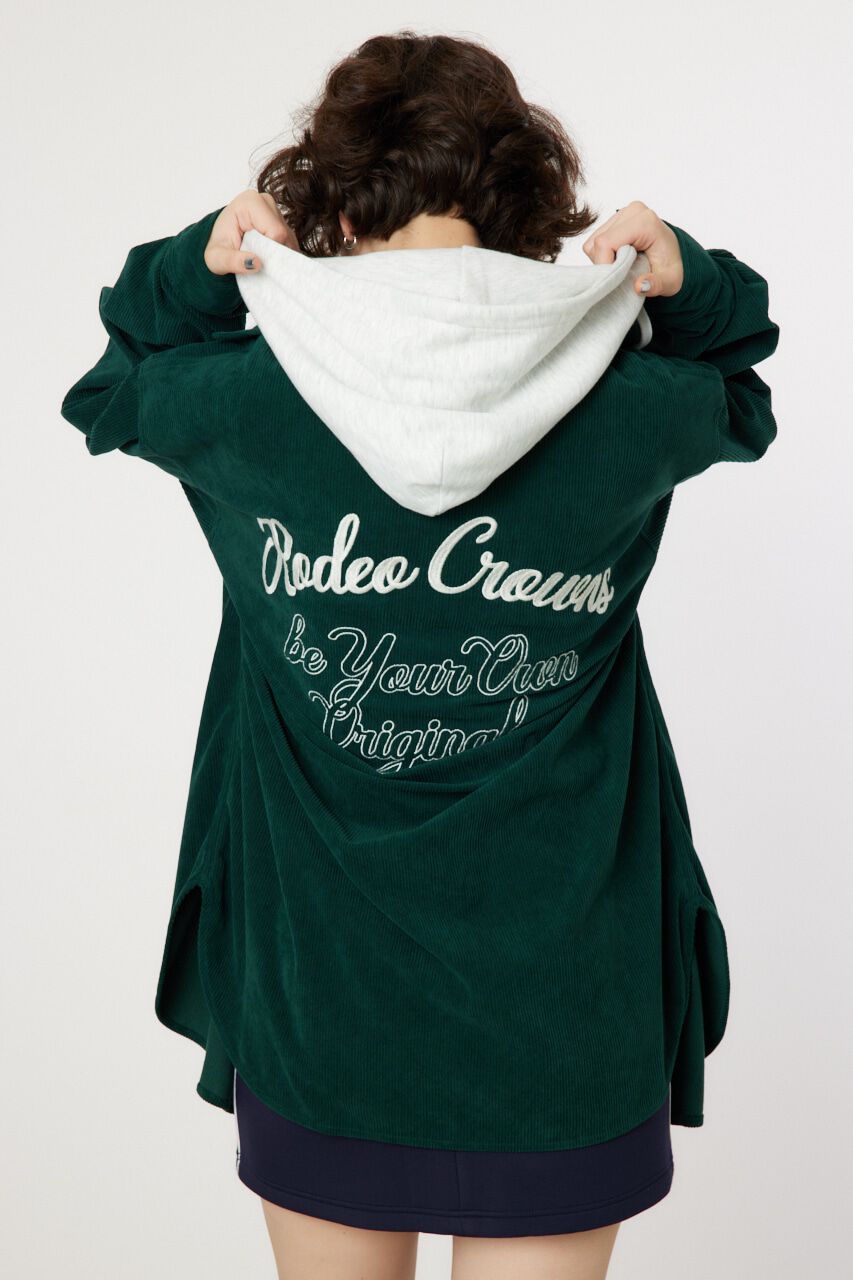 RODEO CROWNS「LOGOコーデュロイフードシャツ」|シャツ・ブラウス|