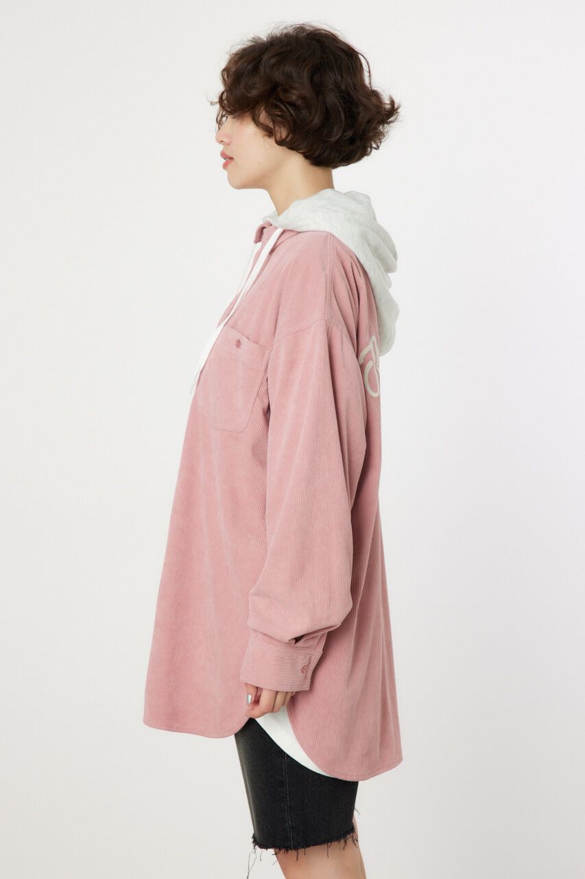 RODEO CROWNS「LOGOコーデュロイフードシャツ」|シャツ・ブラウス|